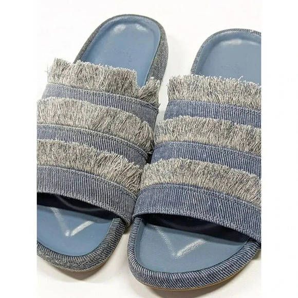 Joie Women's Jaden Dark Denim Pool Slide Sandals Size 36.5 EU (MSRP $228) - Picture 4 of 8